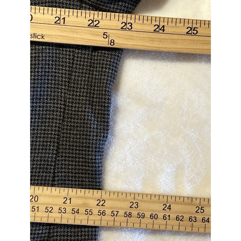 Ralph Lauren LRL 44L Steel Blue Gray Puppytooth Plaid Blazer Sport Coat - Picture 13 of 15